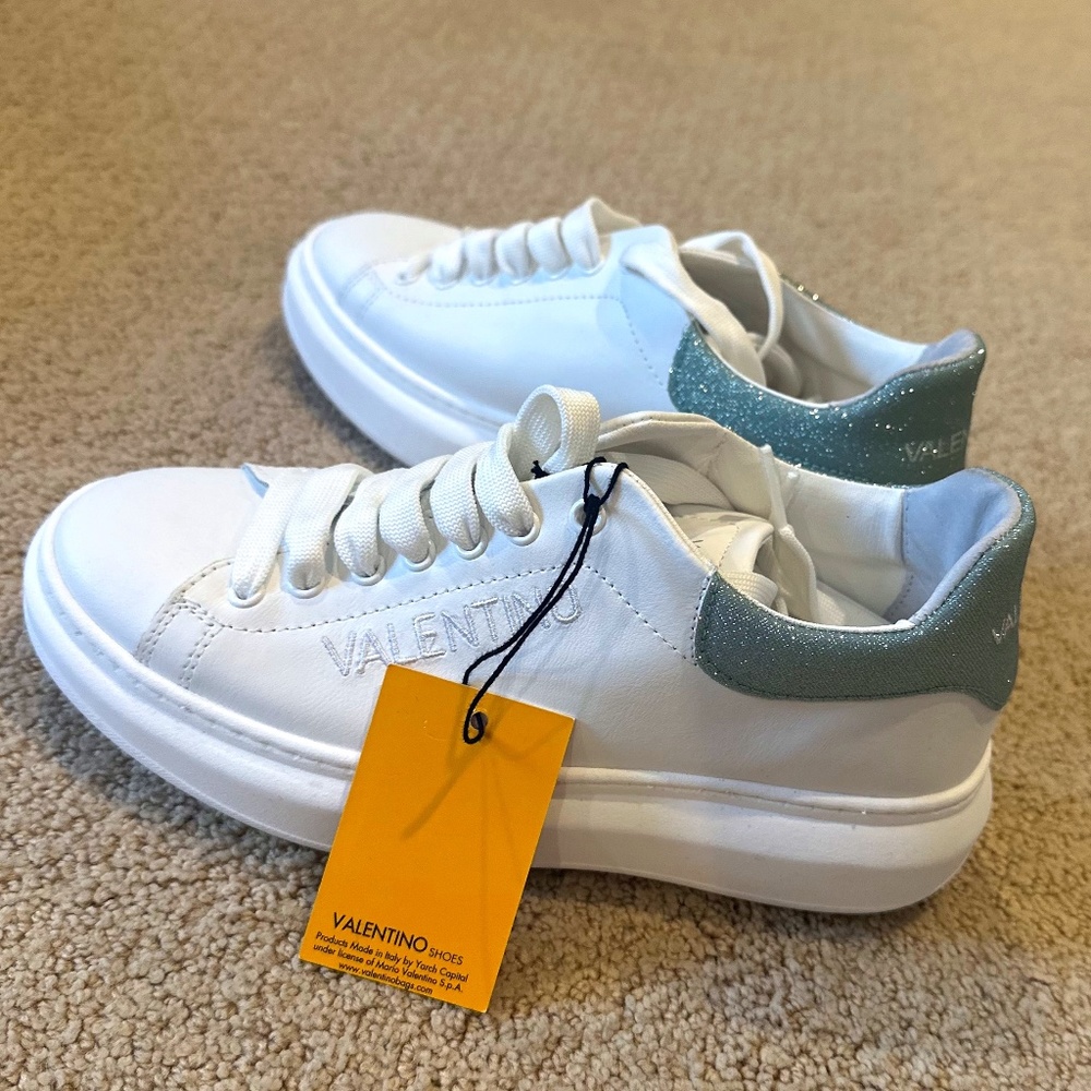 Valentino-By Mario Valentino Sparking Leather Sneaker